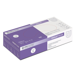 GLOVES Unigloves nitril  VIOLET/M/p.f/N100